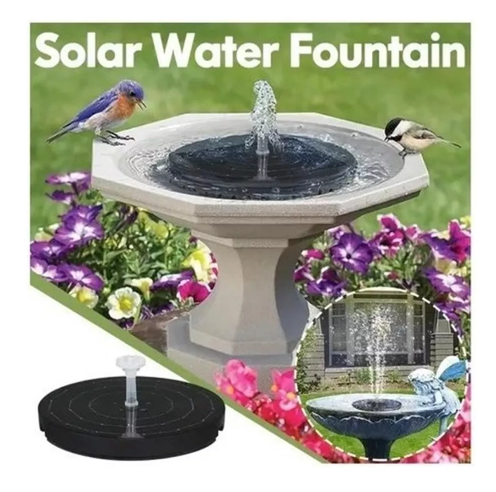Fuente De Agua Solar Bomba Riego Piscina Aspersores Regadera-1