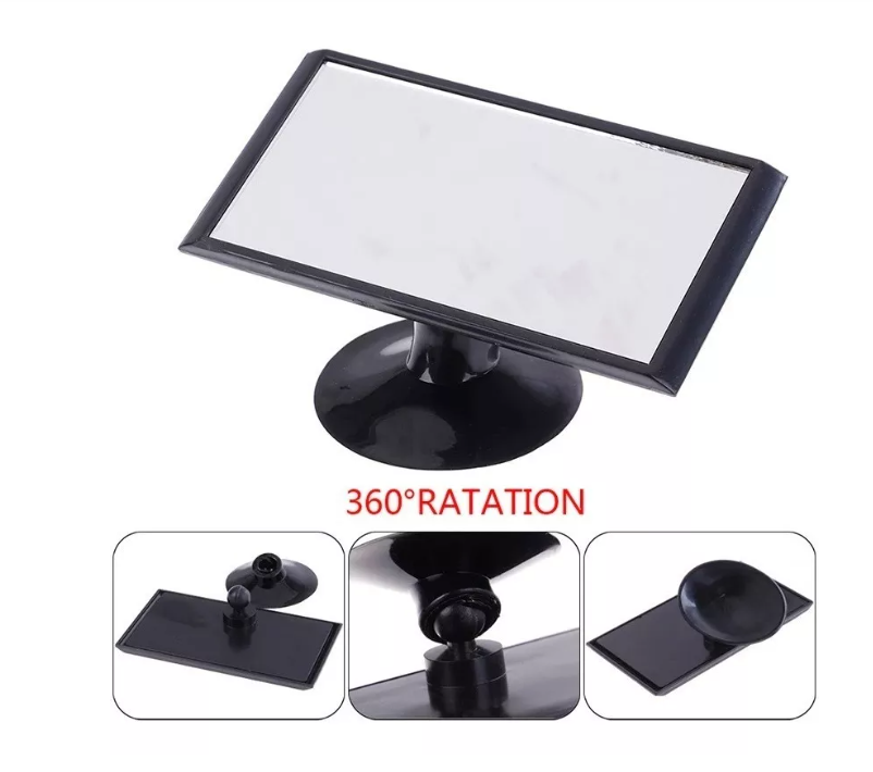Espejo Retrovisor Ajustable Auto Seguridad Niños Bebe 360-6