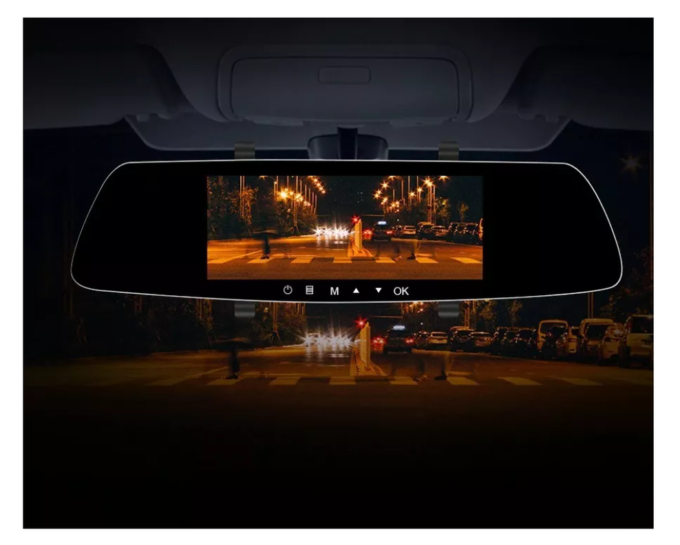 Frontal Cámara De Auto Espejo Retrovisor + Cámara Retroceso-3
