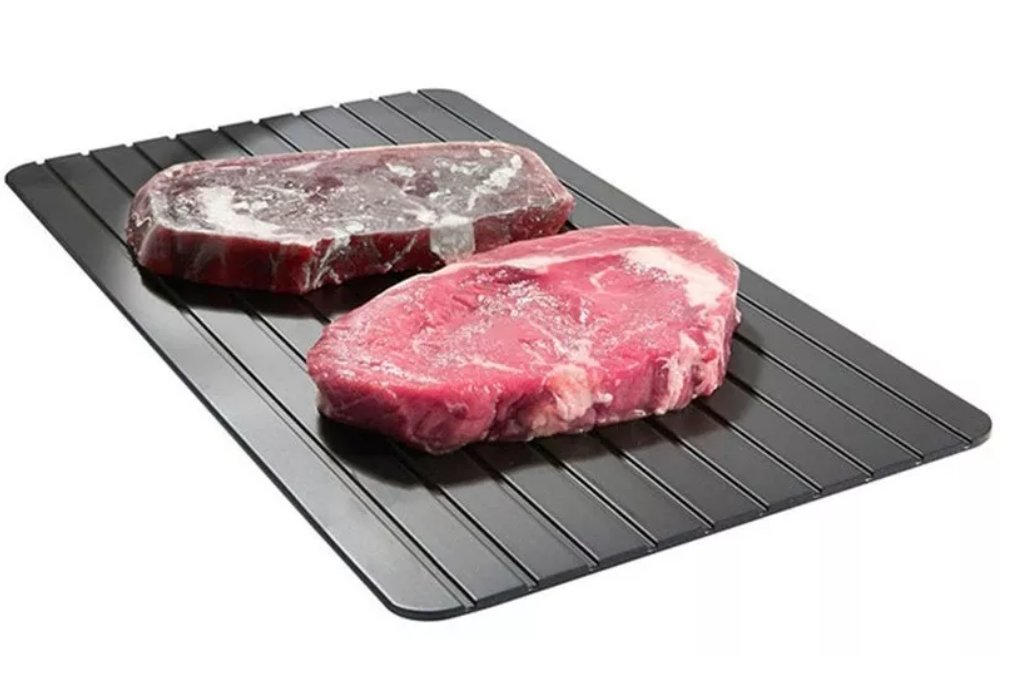 Bandeja Tabla De Aluminio Descongeladora Rápida Carne-0