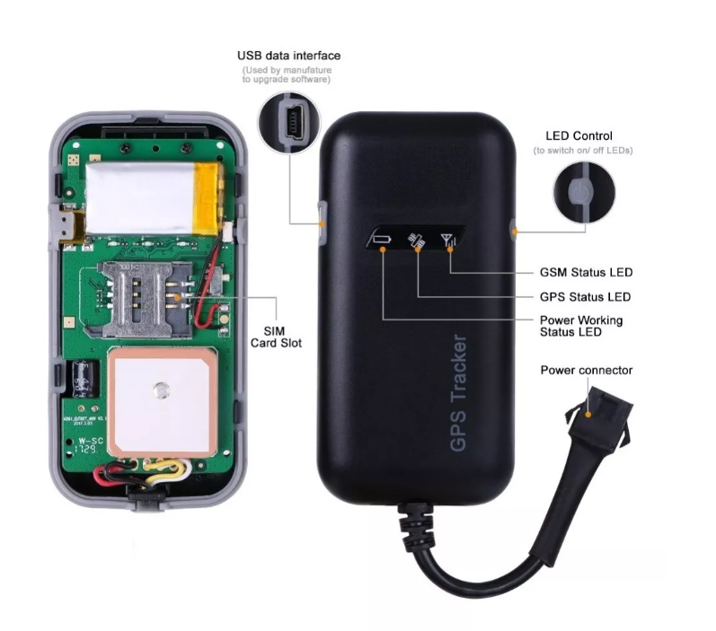 Gps Tracker Rastreador Gsm Sms Auto Moto Universal 12v-4