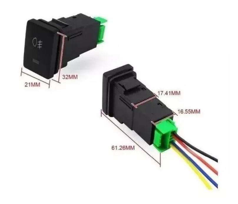 Boton Interruptor Switch Neblinero Faro 12v Auto Universal-1