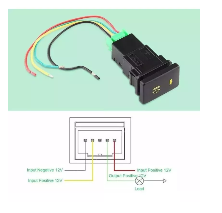 Boton Interruptor Switch Neblinero Faro 12v Auto Universal-5