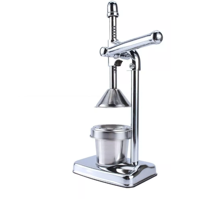 Exprimidor Saca Jugo Manual Metálico Aluminio Naranja-2
