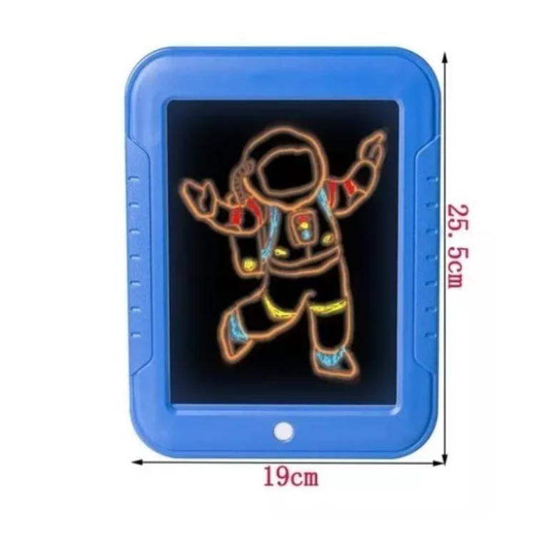 Bloc Pizarra De Dibujo Mágico Luz Led-2