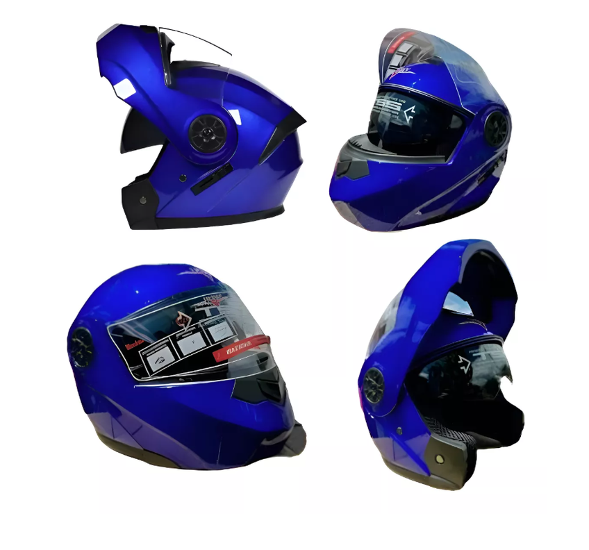 Casco Abatible Fgn Con Mica Transparente Y Gafas Polarizadas-5