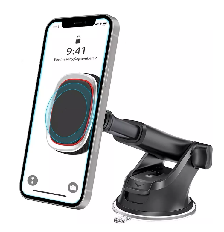 Soporte Magnético Brazo Largo Celular Auto Porta Teléfono-0