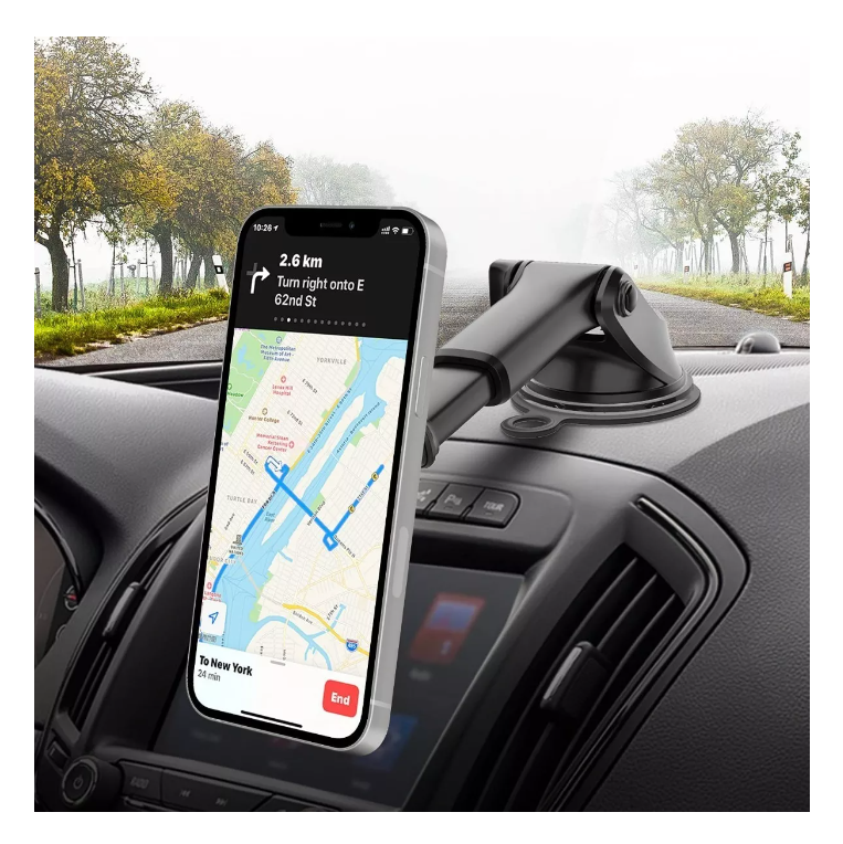 Soporte Magnético Brazo Largo Celular Auto Porta Teléfono-6