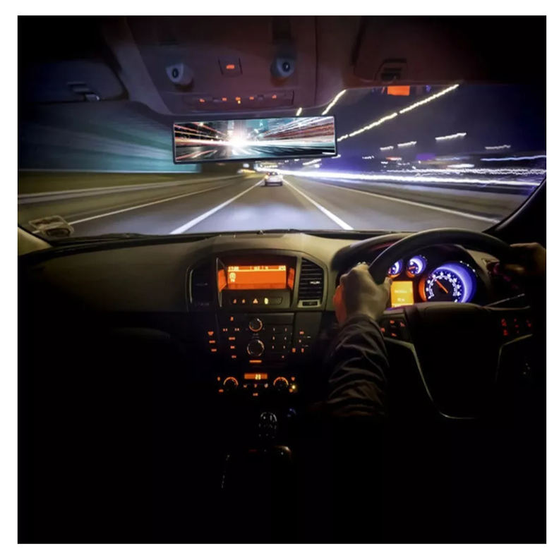 Espejo Retrovisor Universal Visor 27cm Panoramico Interior-7