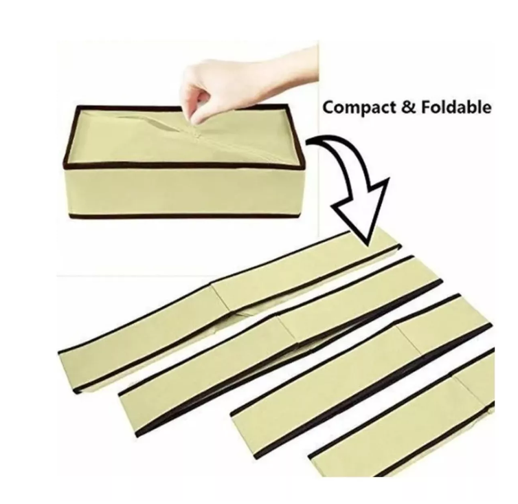 Set De 4 Organizador De Ropa Interior Plegable Para Cajones-2