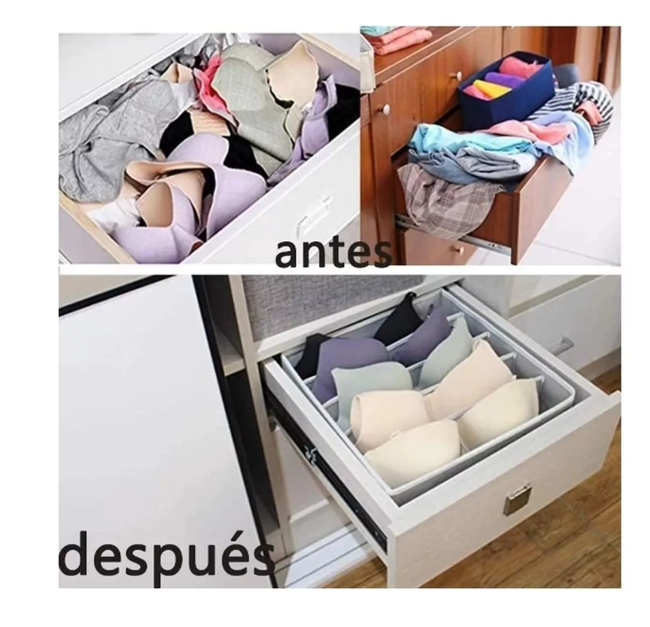Set De 4 Organizador De Ropa Interior Plegable Para Cajones-5