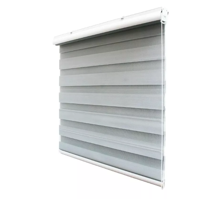 Cortina Roller Doble Capa Duo Zebra Día Y Noche 240x240cm-0