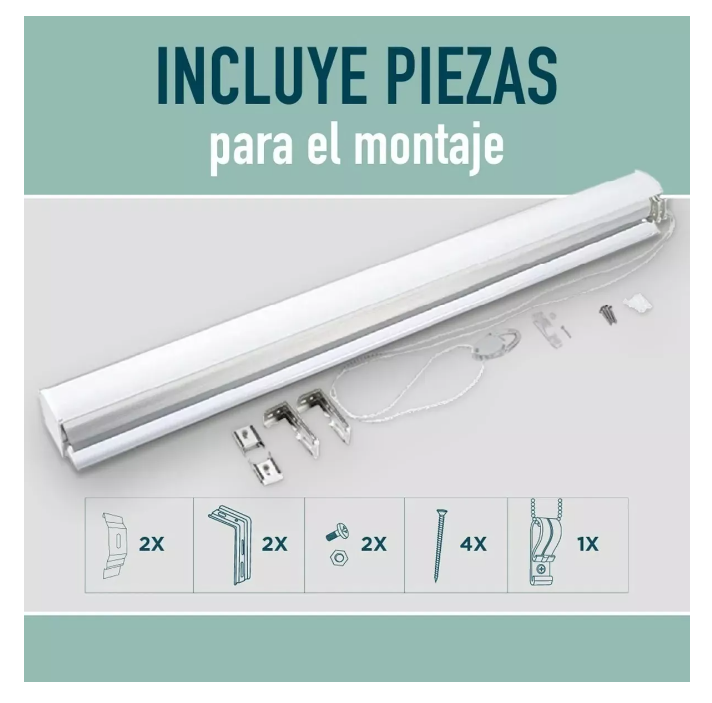 Cortina Roller Doble Capa Duo Zebra Día Y Noche 240x240cm-2