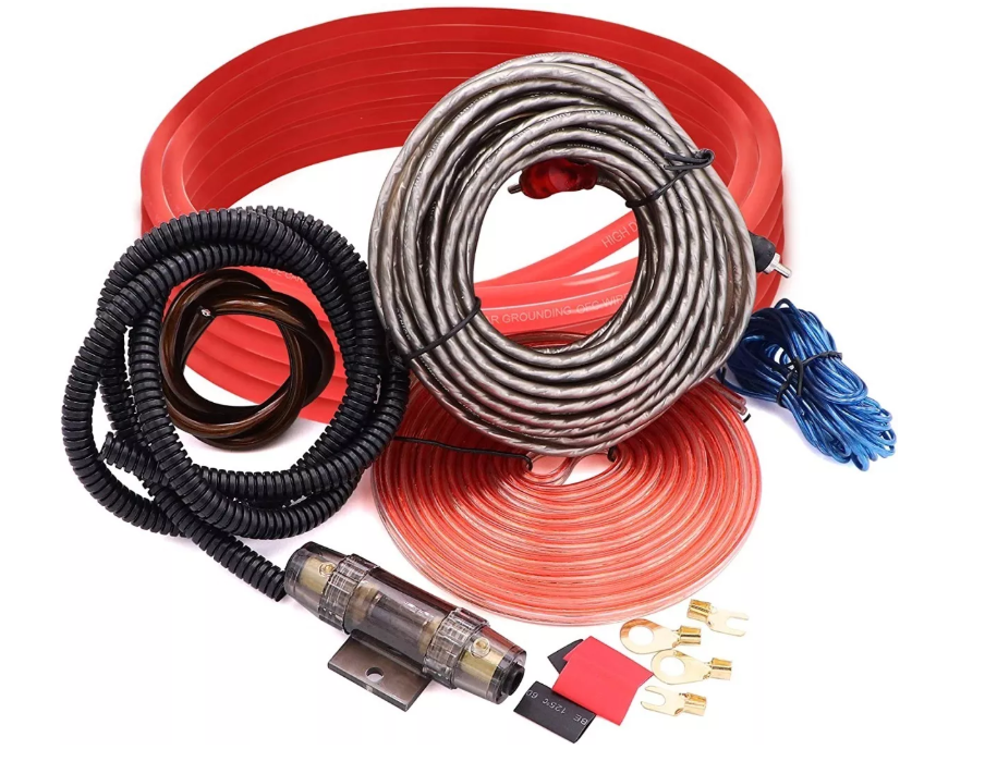 Kit Cables Para Amplificador Subwoofer Auto Premium-0