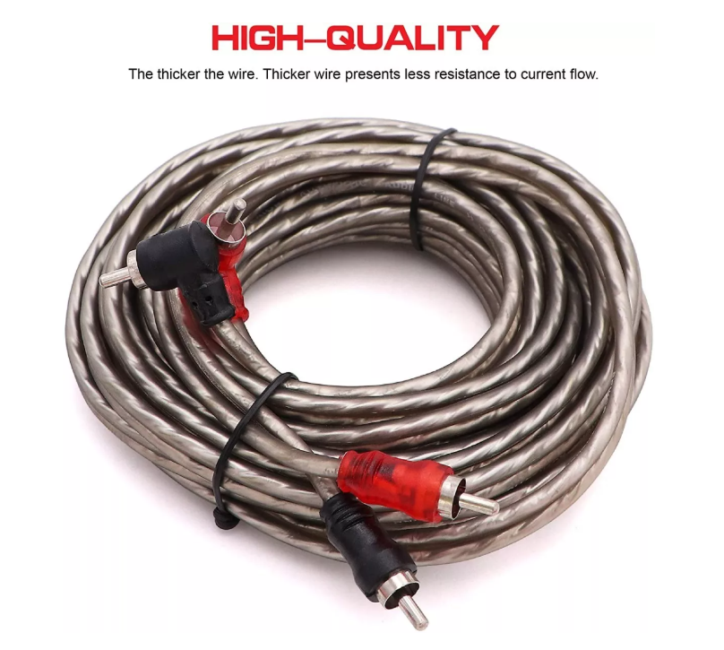 Kit Cables Para Amplificador Subwoofer Auto Premium-3