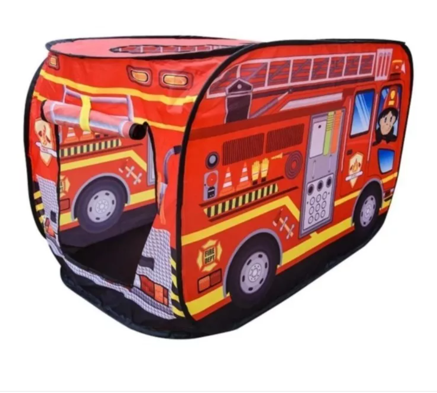 Carpa Infantil Auto Bomberos Niño-2