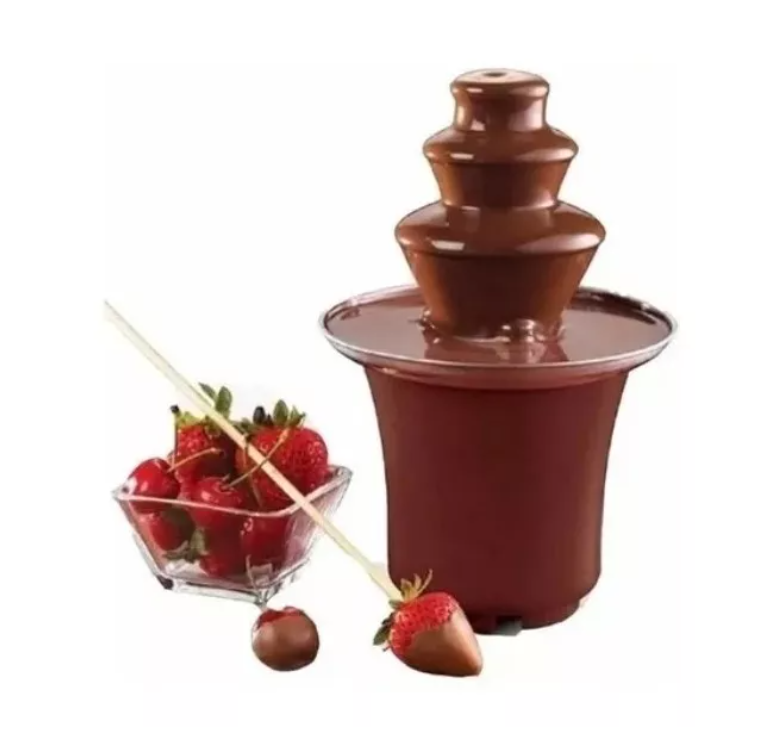 Mini Cascada Chocolate 3 Pisos-0