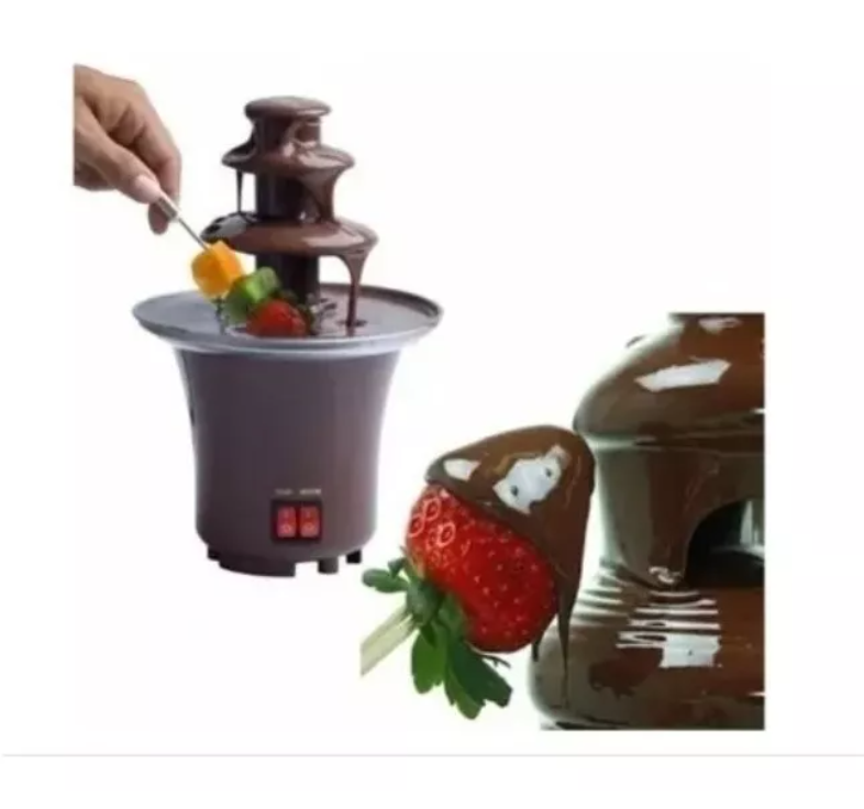 Mini Cascada Chocolate 3 Pisos-3