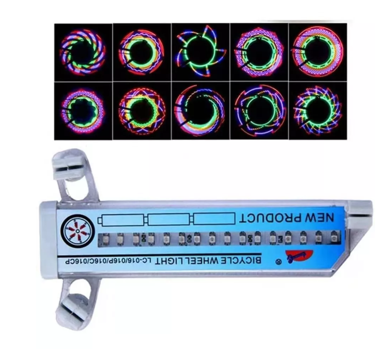 Lámpara Luces Led Para Rueda De Bicicleta Motocicleta Llanta-0
