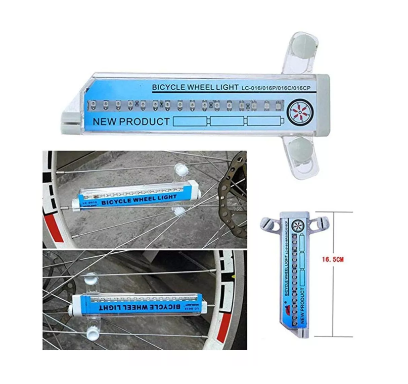 Lámpara Luces Led Para Rueda De Bicicleta Motocicleta Llanta-2