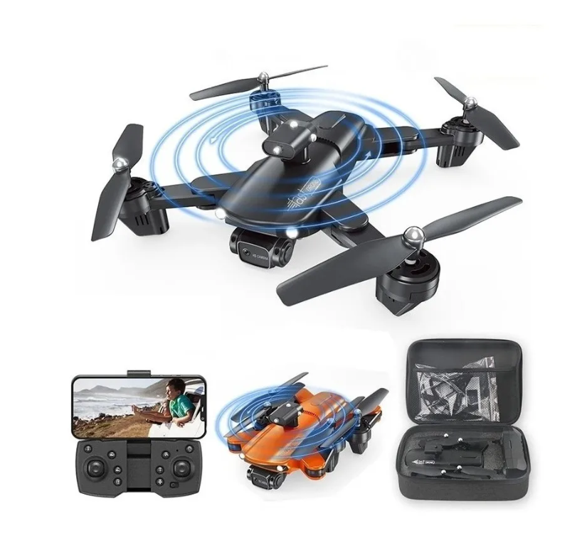 Mini Drone Doble Cámara Full Hd Wifi 2,4 Ghz Sensor Gravedad-0