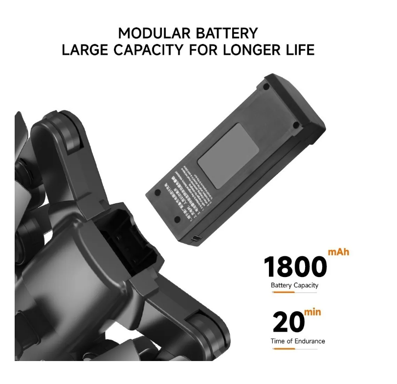 Mini Drone Doble Cámara Full Hd Wifi 2,4 Ghz Sensor Gravedad-1