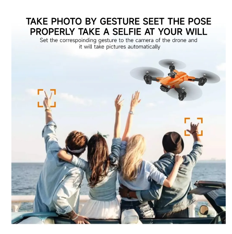 Mini Drone Doble Cámara Full Hd Wifi 2,4 Ghz Sensor Gravedad-5