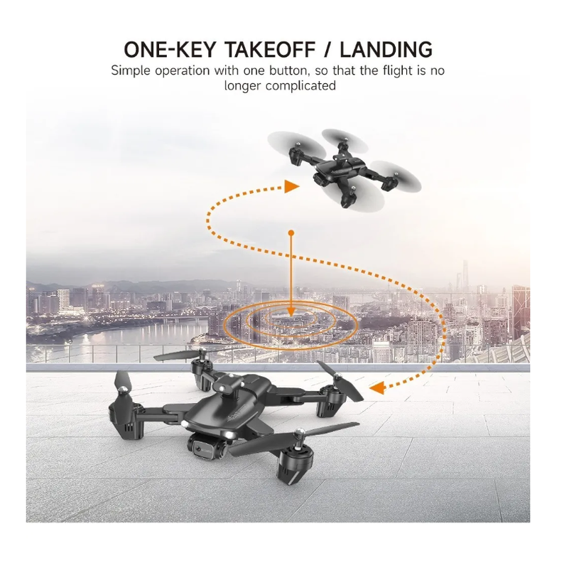 Mini Drone Doble Cámara Full Hd Wifi 2,4 Ghz Sensor Gravedad-6
