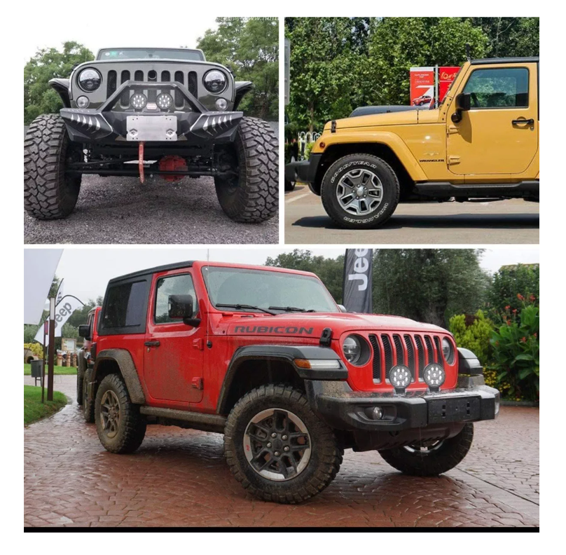 Luces Foco Neblinero Led 27w 4x4 Auto Moto Caminon Redondo-7