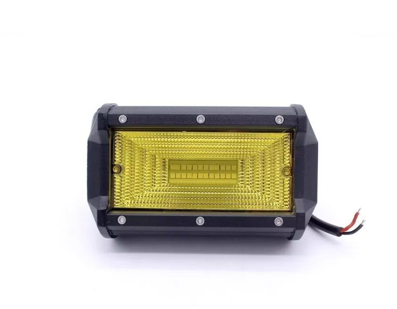 Barra Focos Neblineros Led 72w Expansion Amarillo Auto Moto-5