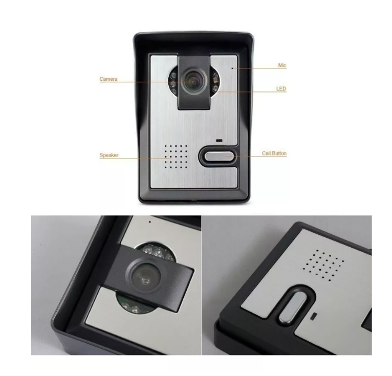 Video Portero Citofono Timbre Vision Nocturna Monitor Camara-4