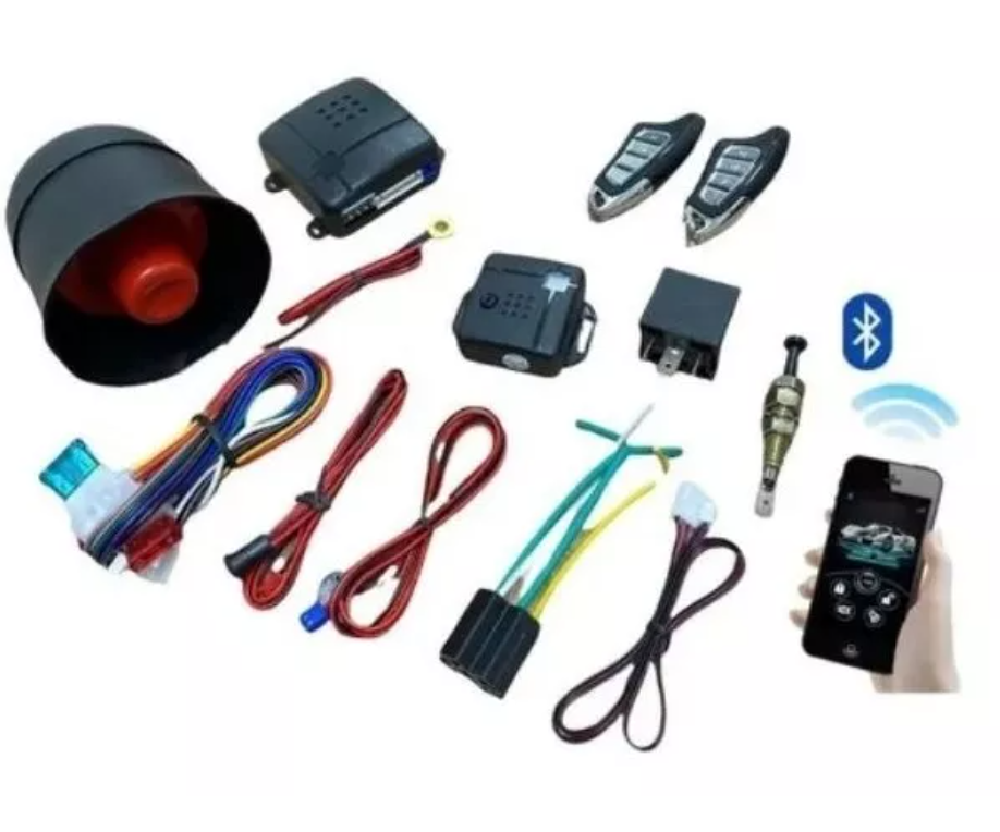 Kit Alarma Para Auto Corta Corriente Bluetooth-5