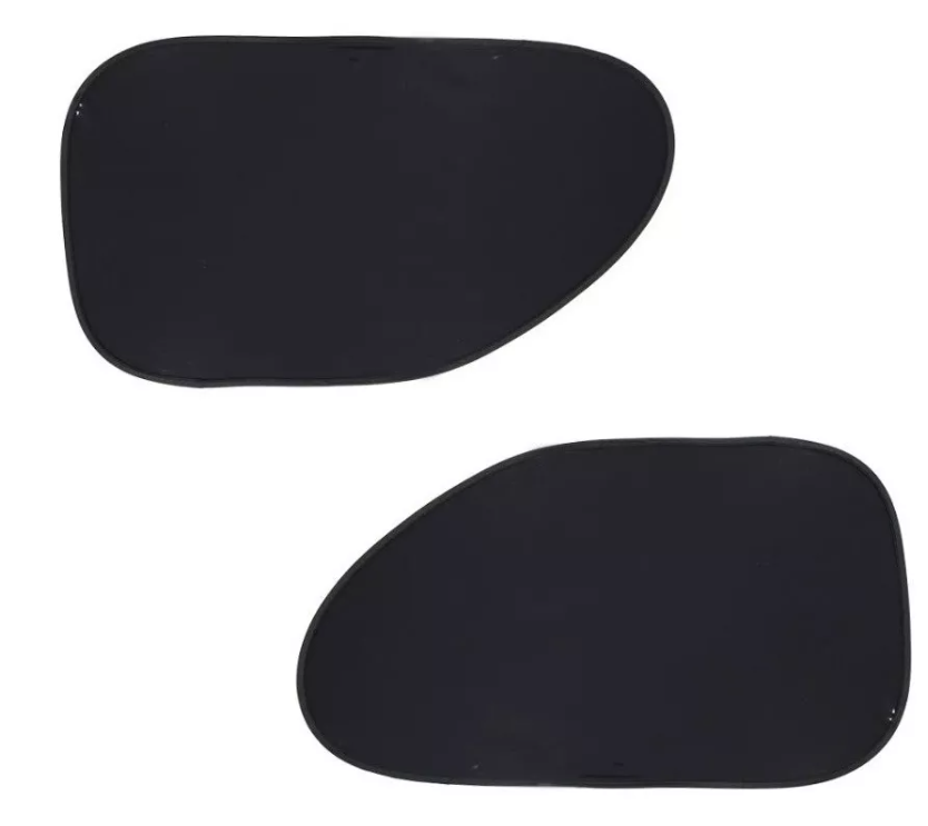 Kit Par Cortina Quitasol Parasol Ventana Para Auto 38x65cm-0