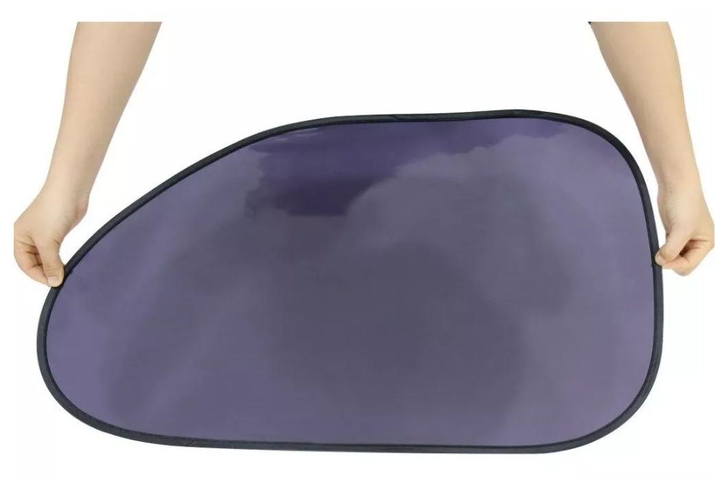 Kit Par Cortina Quitasol Parasol Ventana Para Auto 38x65cm-2