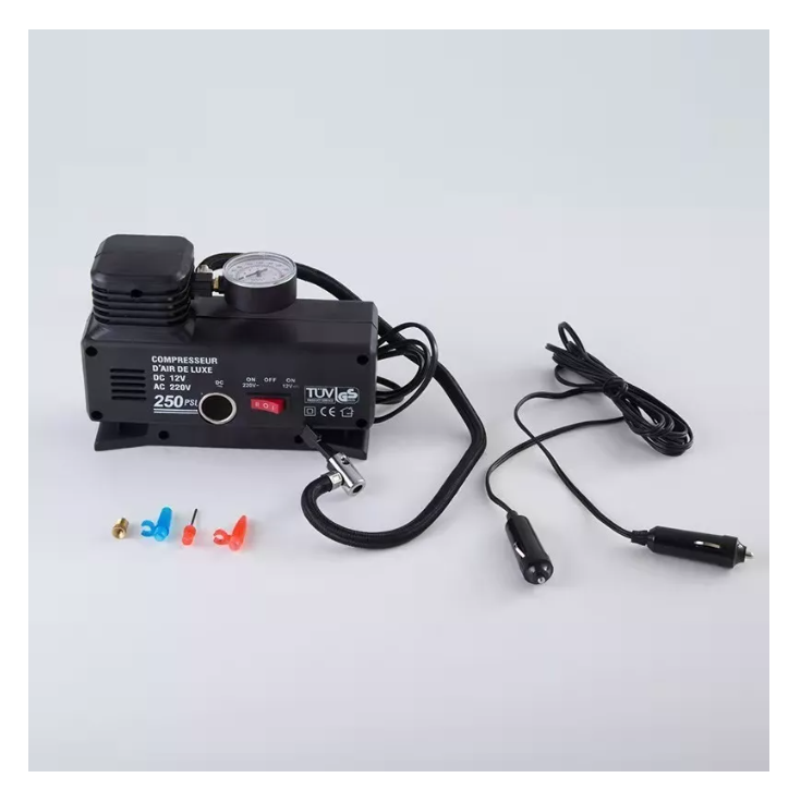 Compresor De Aire 250psi Doble Uso 12v Y 220v Auto Casa-1