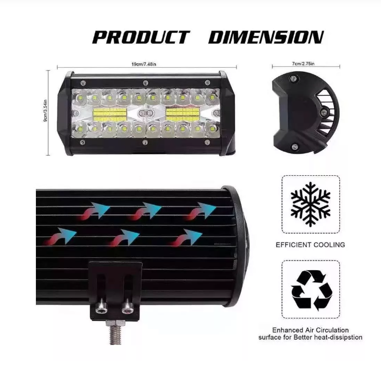 X2 Focos Neblineros Led 120w Expansion Auto Moto Camiones-1