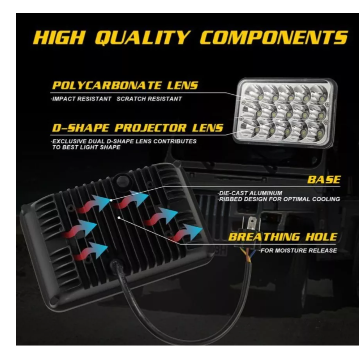 Foco Faro Led Neblinero 45w Auto Expansion Caminoneta-4