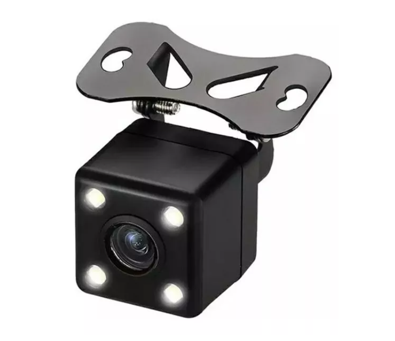 Hd Camara Auto Visión Nocturna Retroceso 4 Led Ip66 12v-0