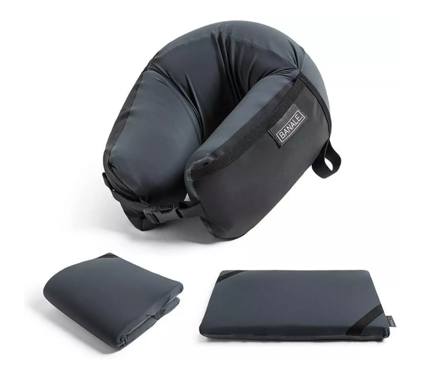 Almohada 3 En 1 Cojín Cuello Cervical Viaje Auto Hogar Avión-0