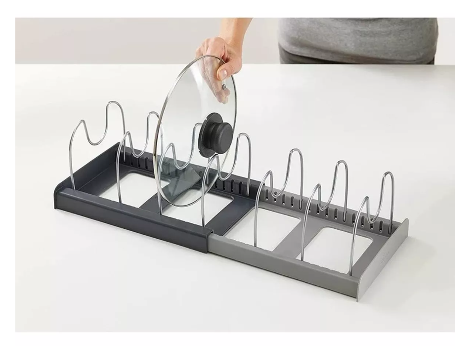 Organizador Tapas Ollas Expansible Estante Cocina Sartén-3