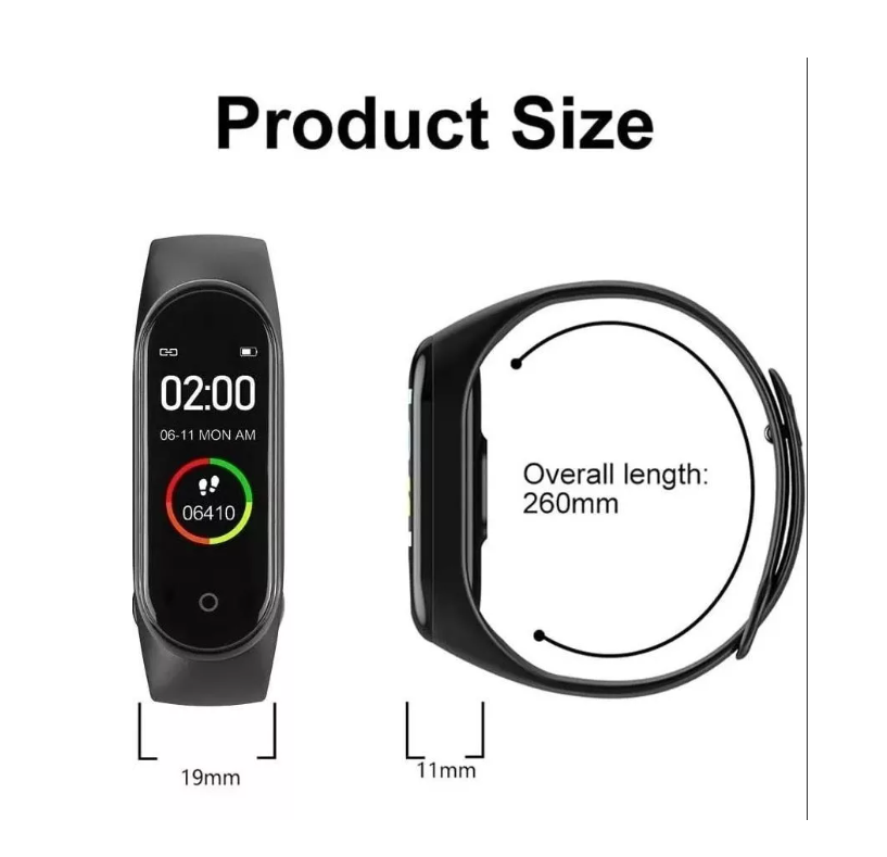 Reloj Inteligente Smartwatch M4 Deportivo Pulsera Deportes-1