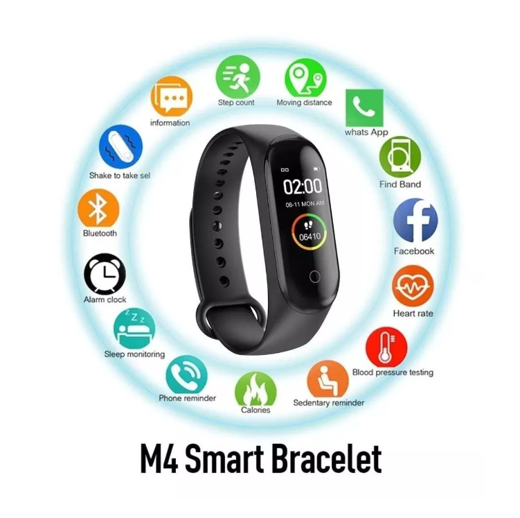 Reloj Inteligente Smartwatch M4 Deportivo Pulsera Deportes-4