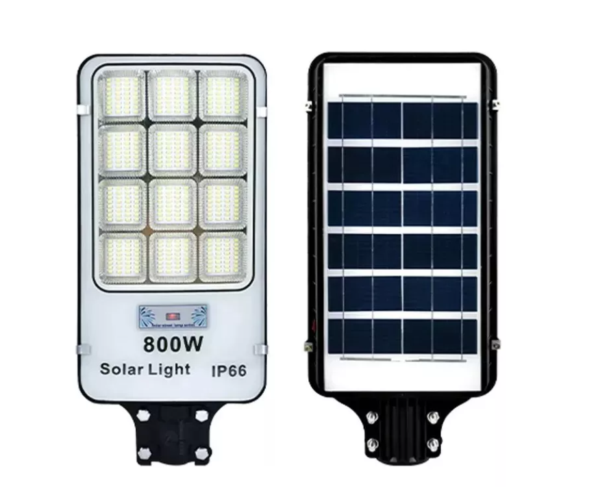 Foco Solar 800w Potente Luz Led Exterior + Soporte Blanco-2