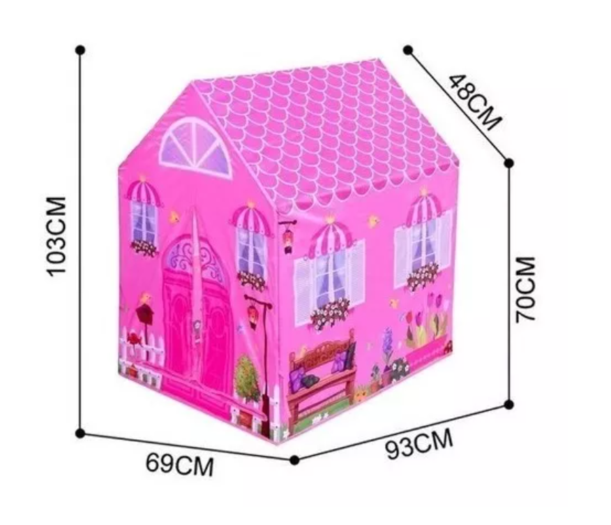 Carpa Casa Princesa Infantil Para Niñas-3