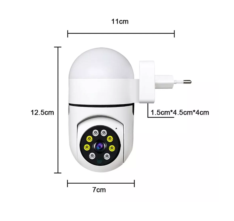 Cámara Wifi Ip Movimiento Alarma Exterior Anti Agua Full Hd-1