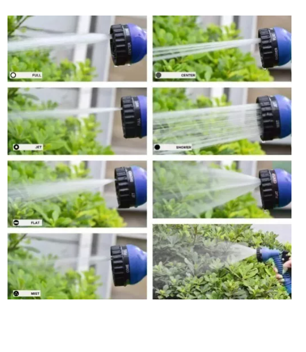 Manguera De Riego Extensible Para Jardin 30 Mts Color Azul-6