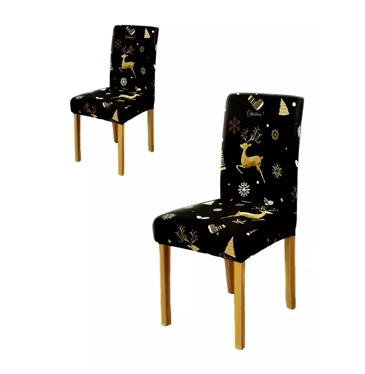 Set 6 Fundas Cubre Silla Decoración Navideña modelo 4-0