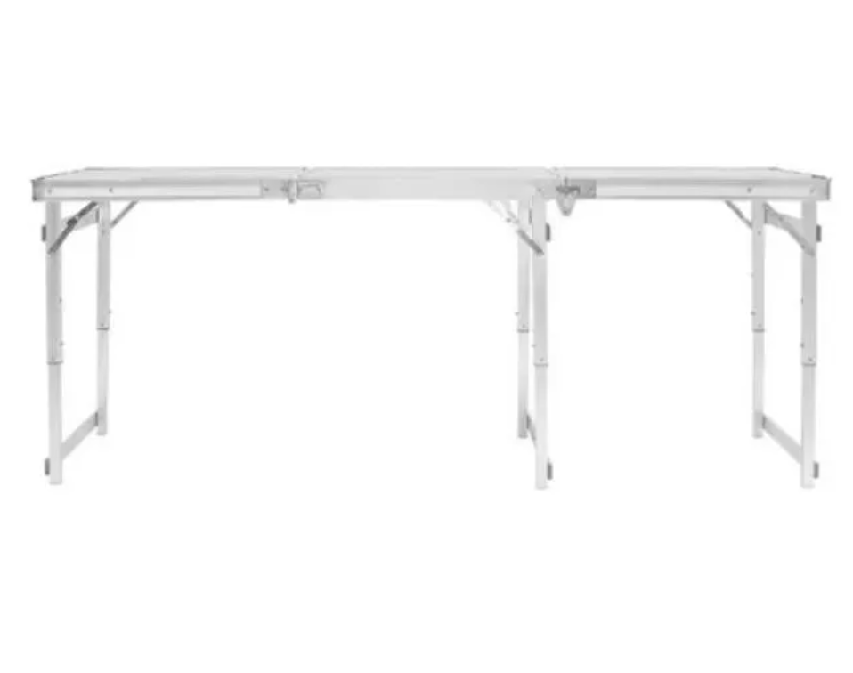 Mesa Camping Aluminio 180x60cm + 6 Sillas-1