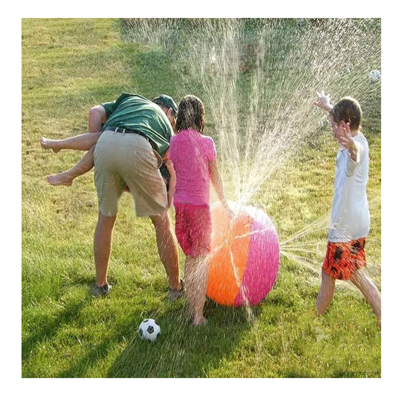 Pelota Inflable Lanza Agua Chorros Verano Piscina Para Niños-5