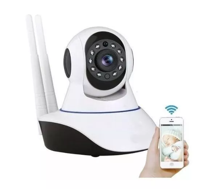 Camara Ip Wifi Hd Motorizada Vision Nocturna 360° Oferta-0